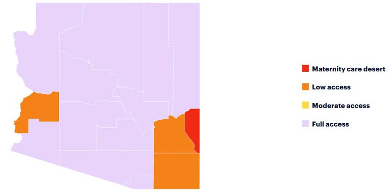 Maternal Care Deserts in Arizona